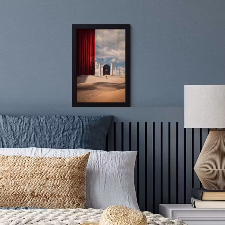 Poster met lijst - Droom - Woestijn - Oog — 4