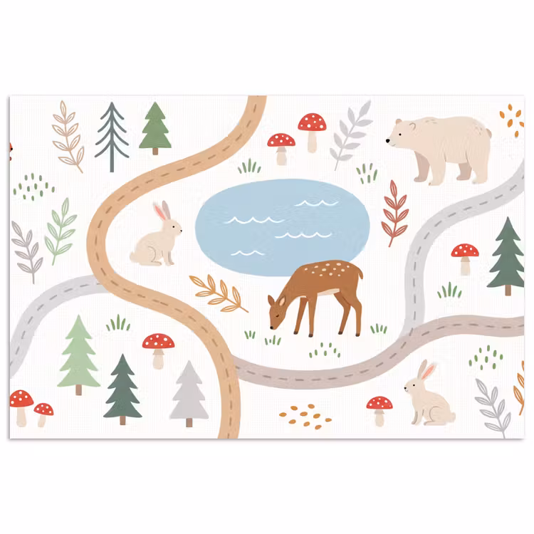 Poster - Dieren - Bos - Illustratie — 1