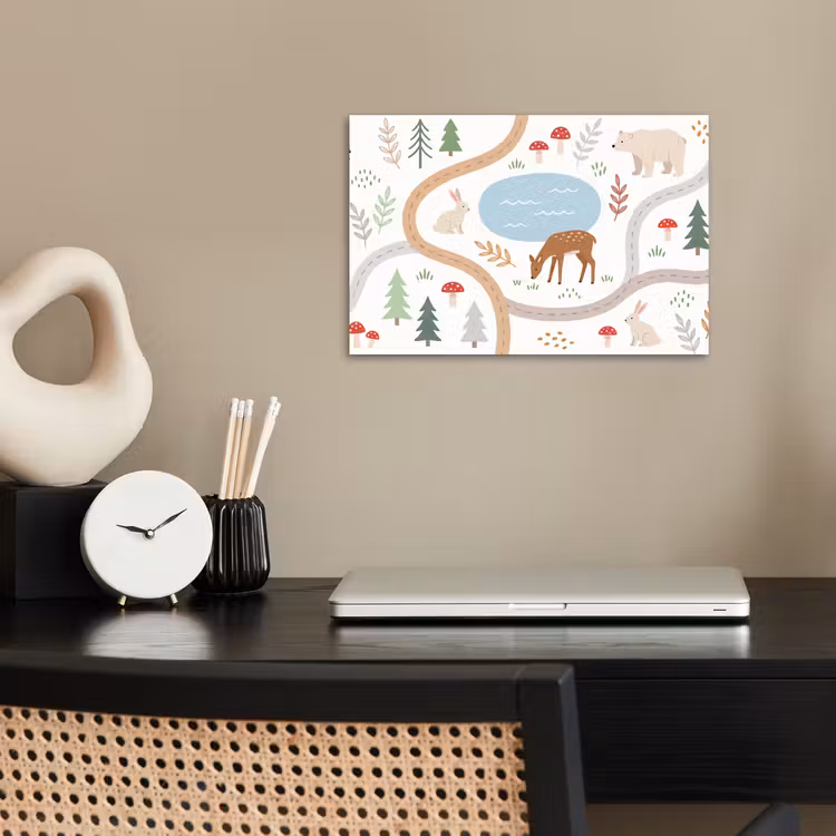 Poster - Dieren - Bos - Illustratie — 2