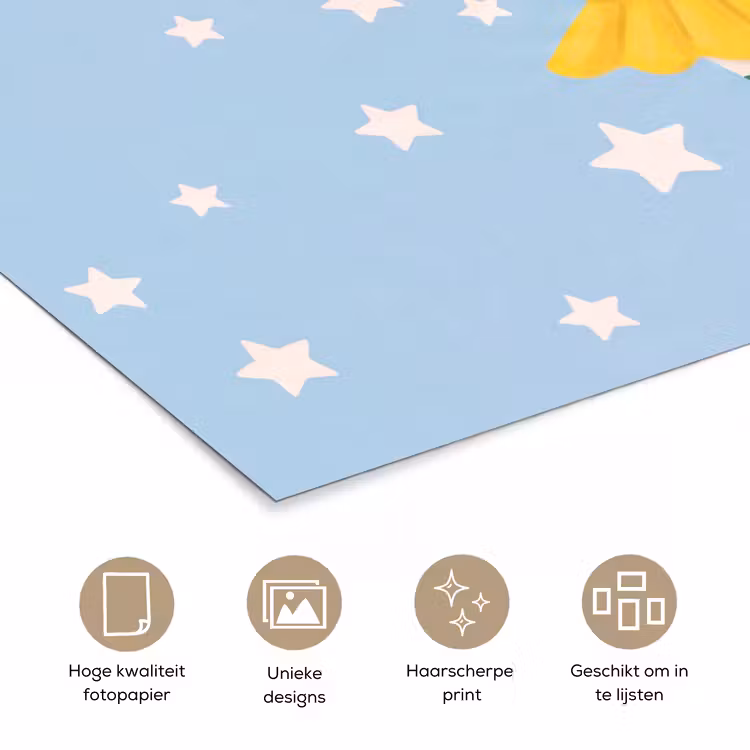 Poster - Dieren - Dans - Illustratie - Kinderkamer - Sterren — 5
