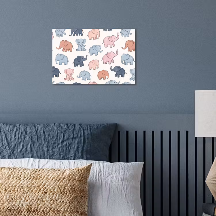Poster - Dieren - Patroon - Kinderkamer - Pastel - Speels — 3