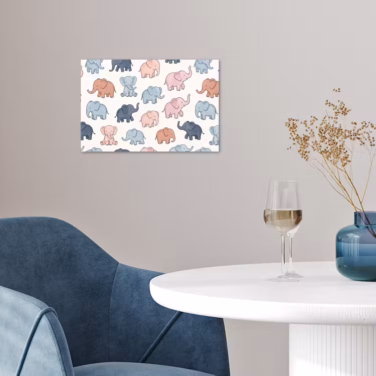 Poster - Dieren - Patroon - Kinderkamer - Pastel - Speels — 4