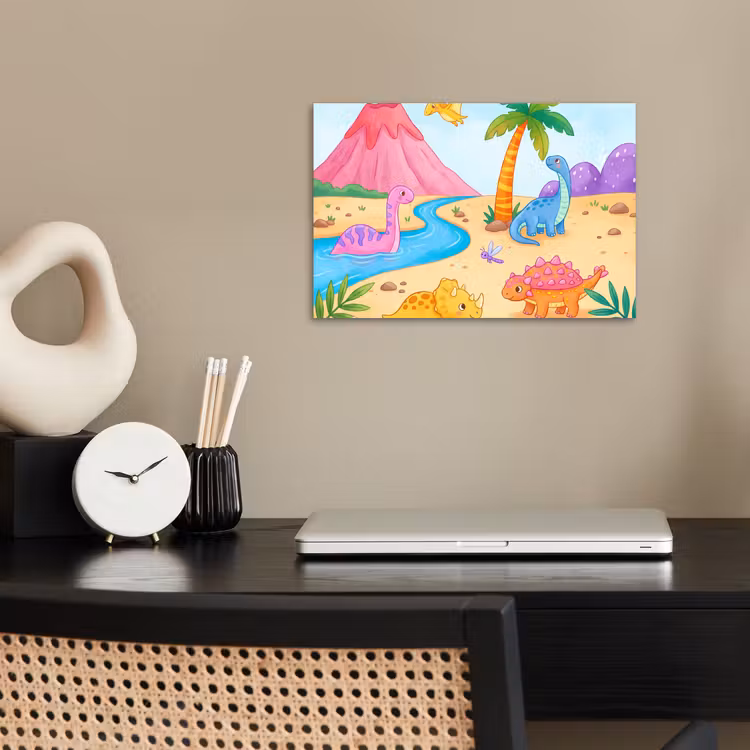 Poster - Dinosaurus - Jungle - Illustratie — 2