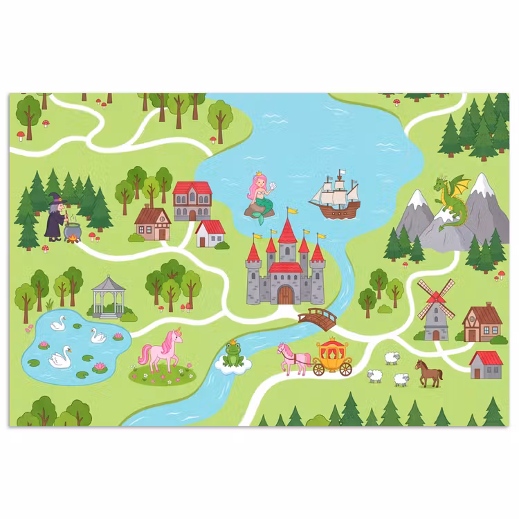 Poster - Kasteel - Fantasie - Cartoon — 1
