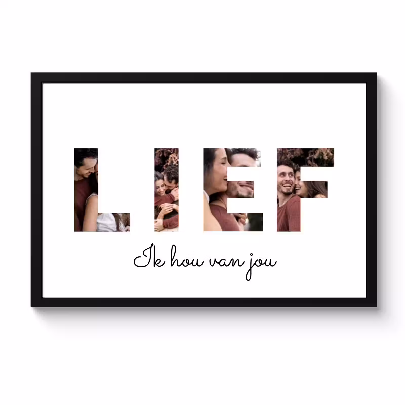 Poster met lijst - Lief — 1