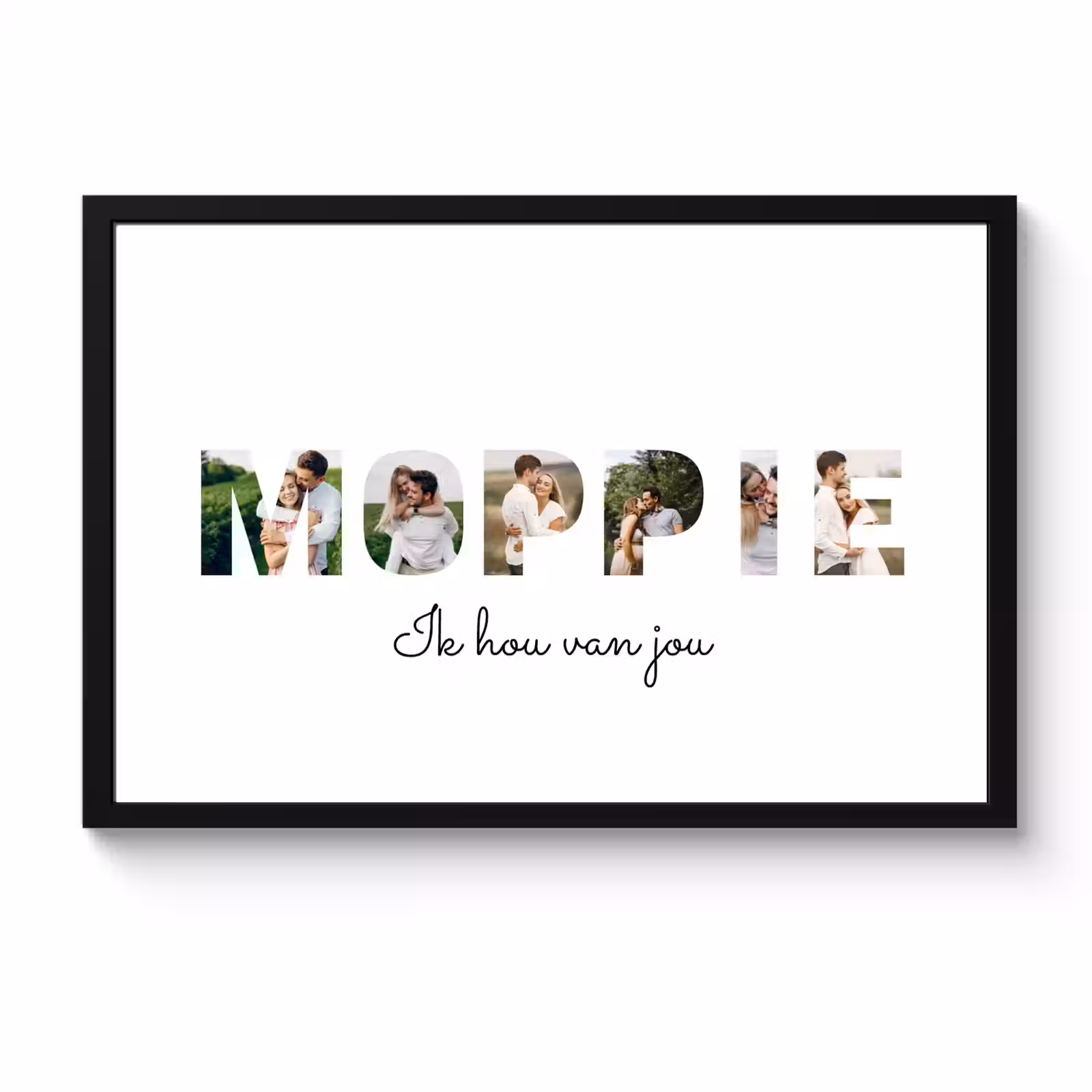 Poster met lijst - Moppie — 1