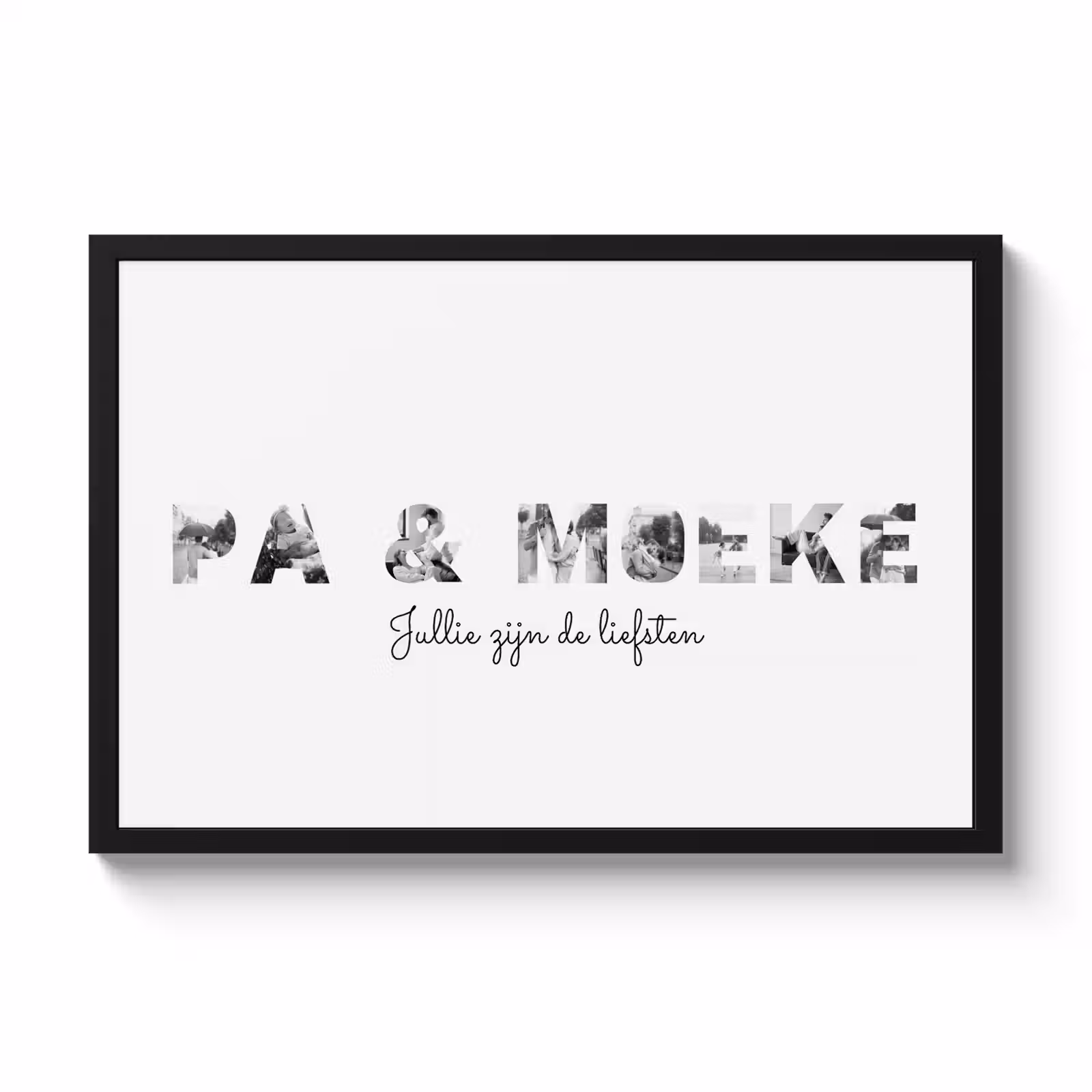 Poster met lijst - Pa & Moeke — 1