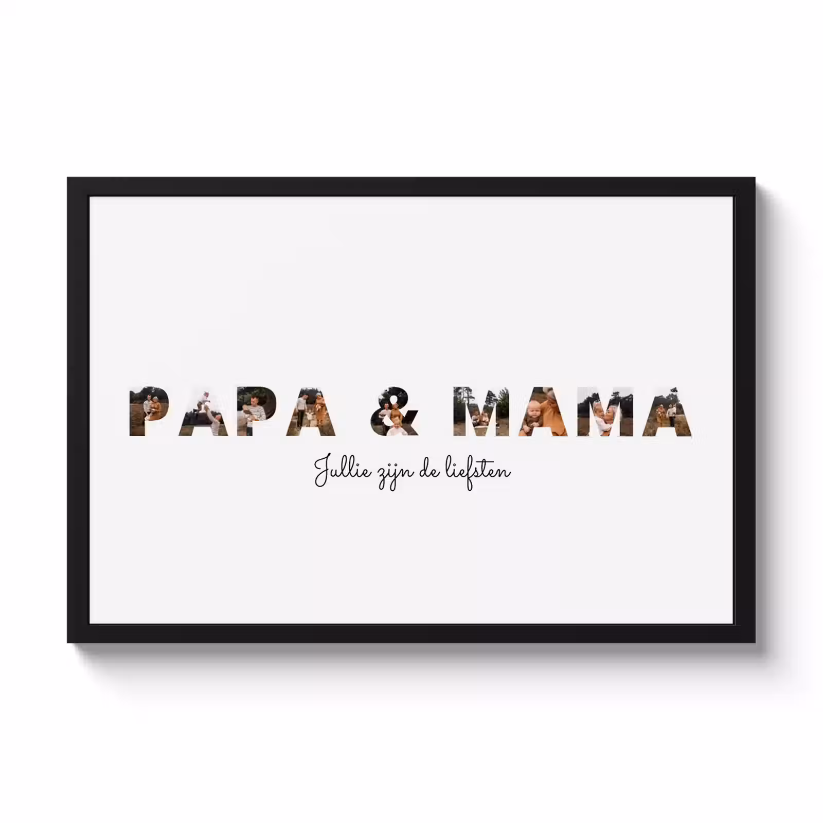 Poster met lijst - Papa & Mama — 1