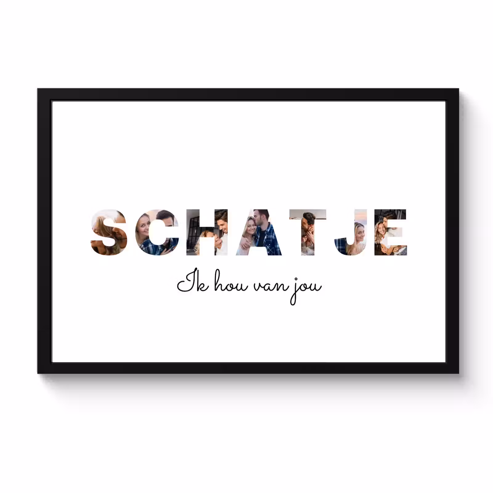Poster met lijst - Schatje — 1
