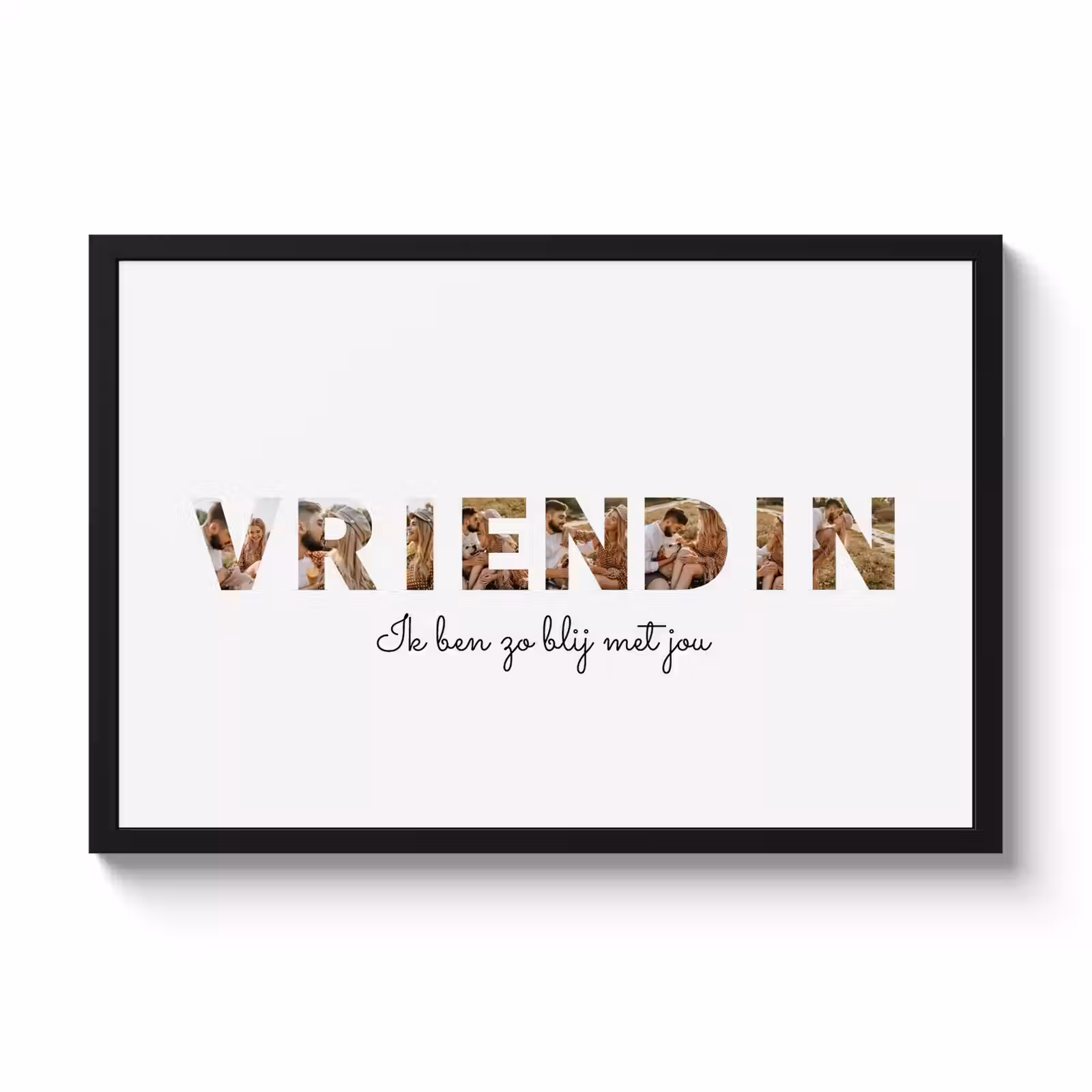 Poster met lijst – Vriendin — 1