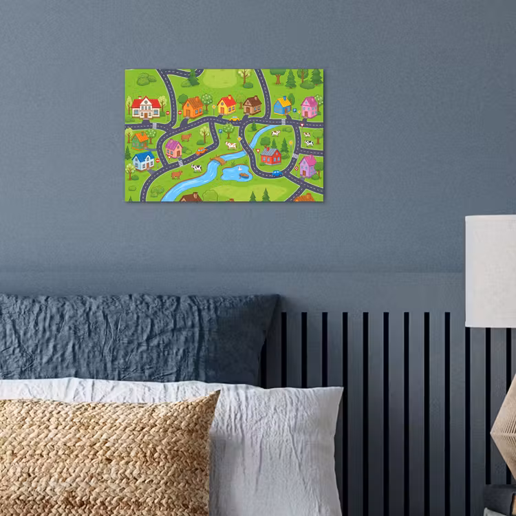 Poster - Dorp - Wegen - Huizen — 3