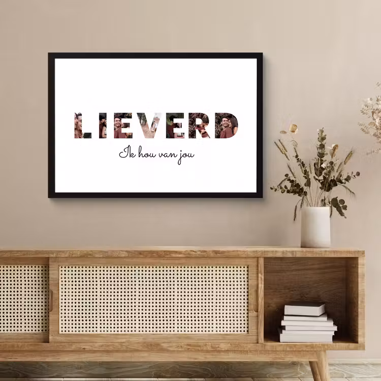 Poster met lijst - Lieverd — 3