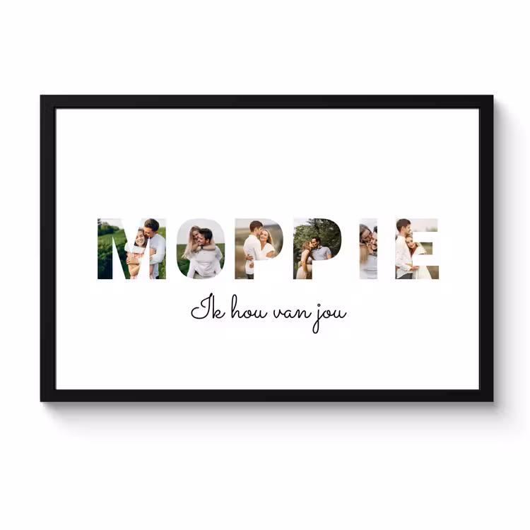 Poster met lijst - Moppie — 1