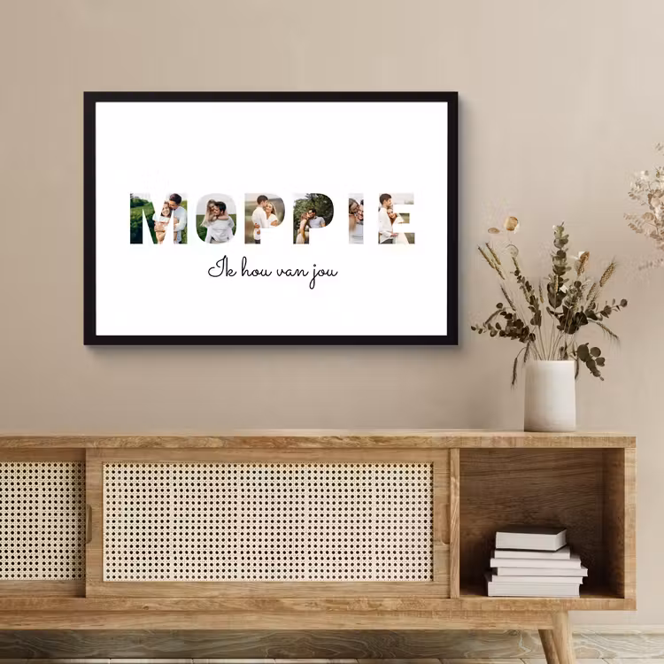 Poster met lijst - Moppie — 4