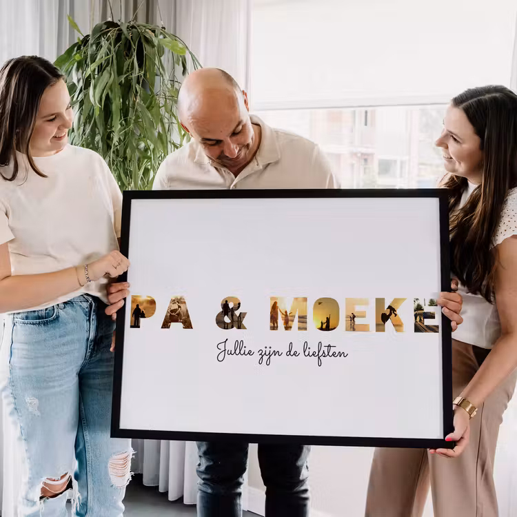 Poster met lijst - Pa & Moeke — 3