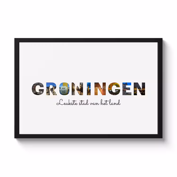 Poster met lijst - Plaatsnaam — 1