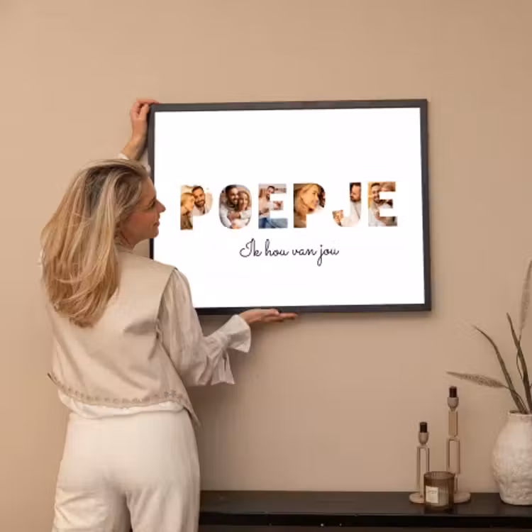 Poster met lijst - Poepje — 3