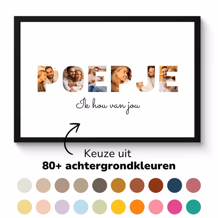 Poster met lijst - Poepje — 5
