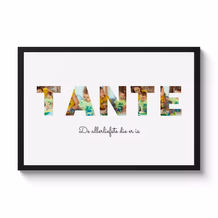 Poster met lijst - Tante — 1
