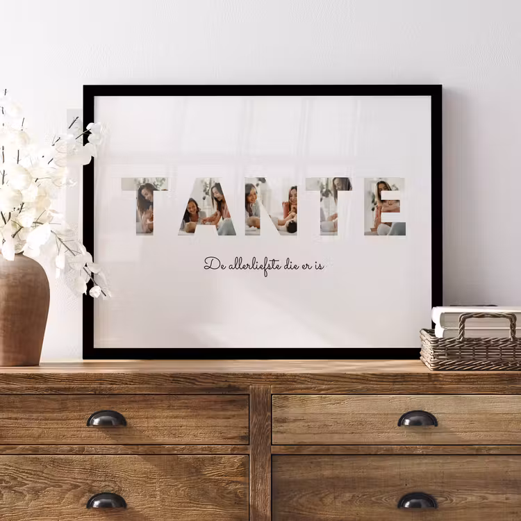Poster met lijst - Tante — 2