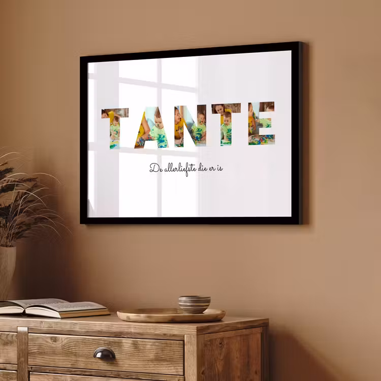 Poster met lijst - Tante — 4