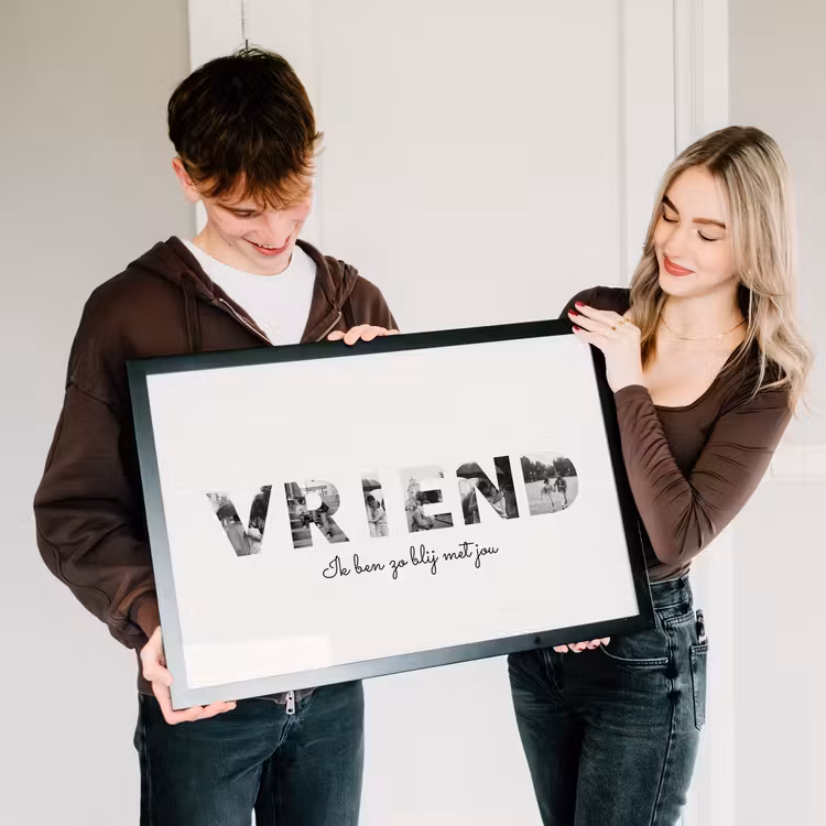 Poster met lijst – Vriend — 2