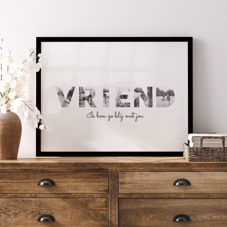 Poster met lijst – Vriend — 4