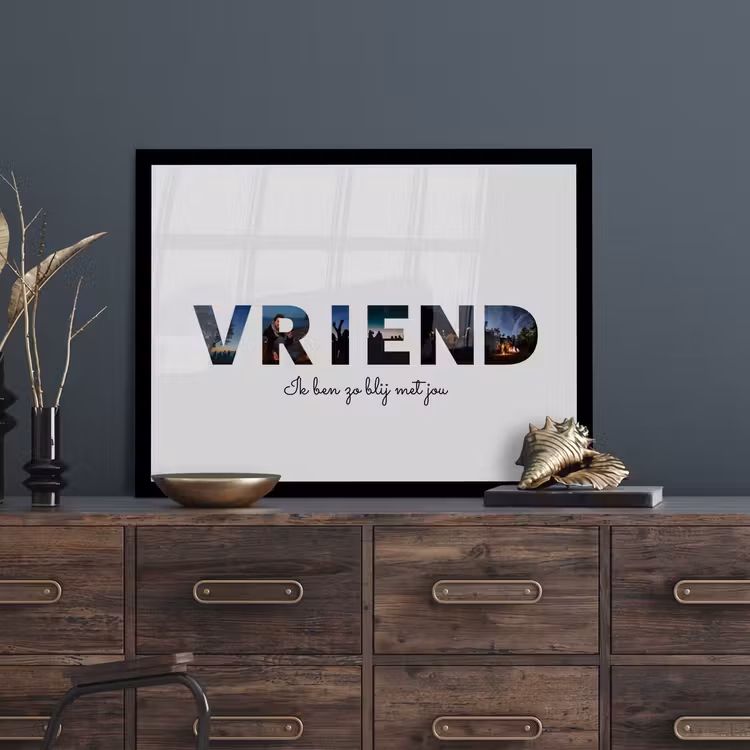 Poster met lijst – Vriend — 5