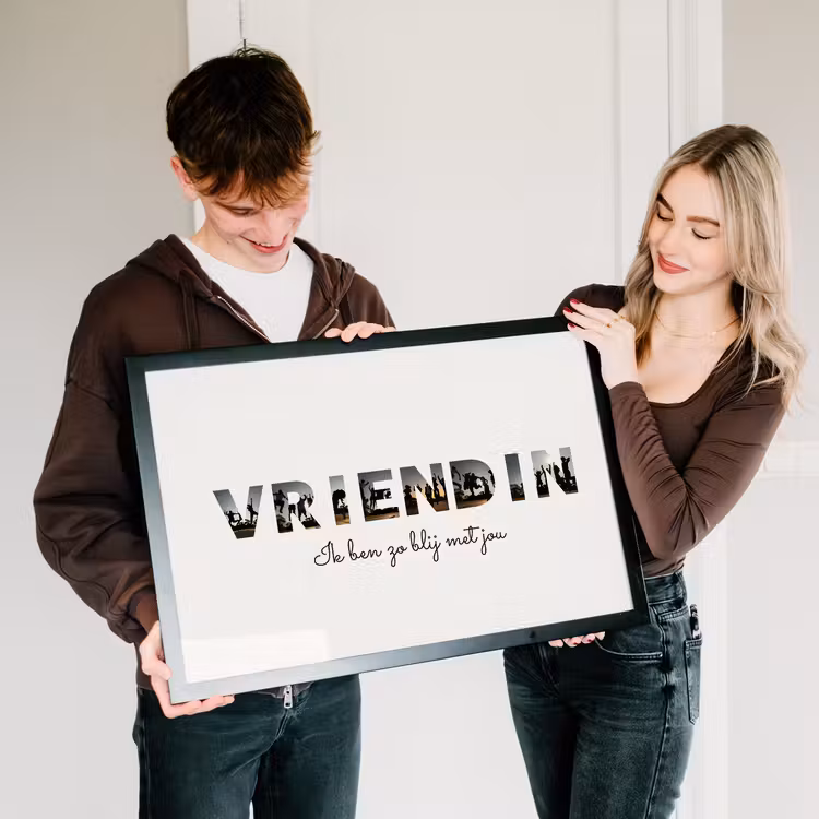 Poster met lijst – Vriendin — 2