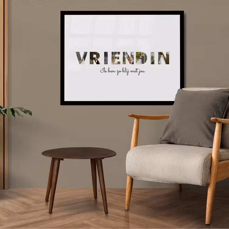 Poster met lijst – Vriendin — 4