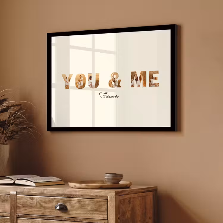 Poster met lijst – You & Me — 3