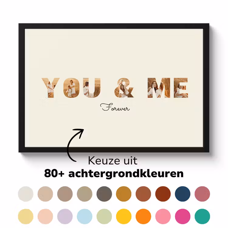 Poster met lijst – You & Me — 6