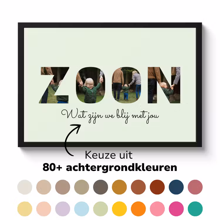 Poster met lijst – Zoon — 6