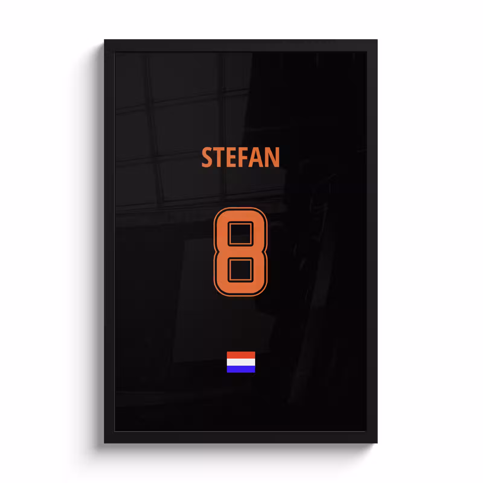 Poster met lijst - Rugnummer — 1