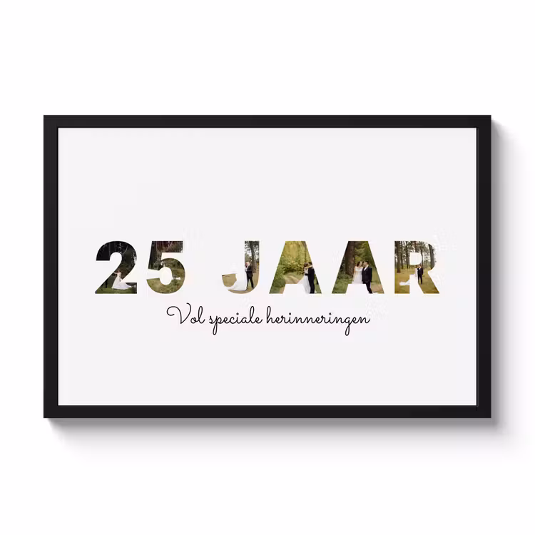 Poster met lijst - Jubileum — 1