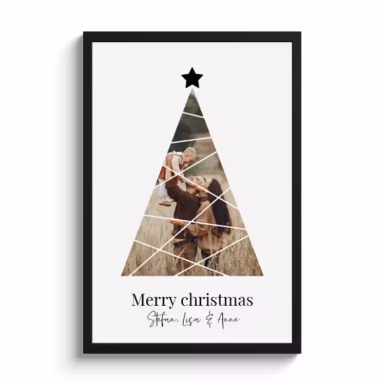 Poster met lijst - Kerstboom — 1