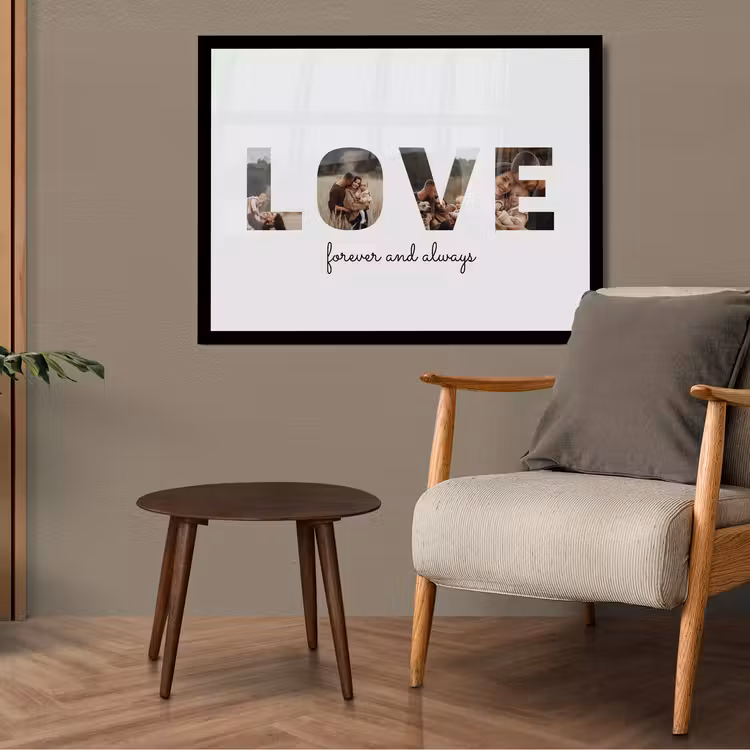 Poster met lijst - Love — 3