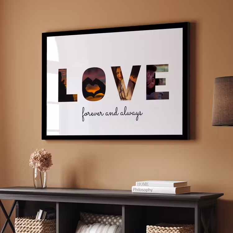 Poster met lijst - Love — 4