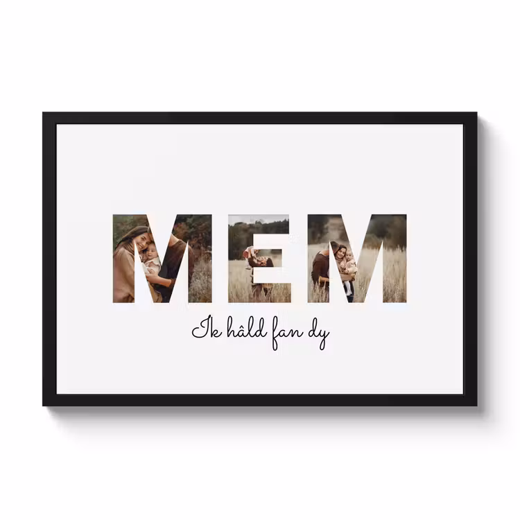 Poster met lijst - Mem — 1