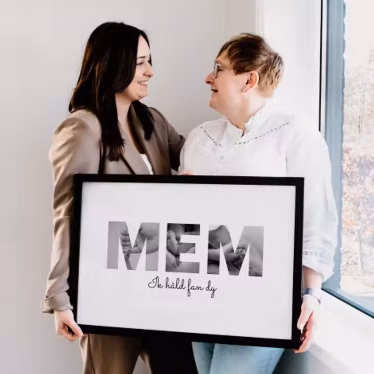 Poster met lijst - Mem — 2