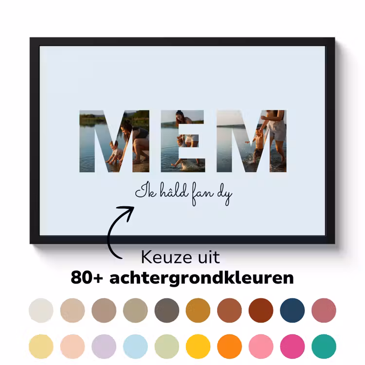 Poster met lijst - Mem — 6