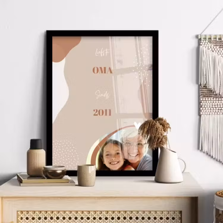 Poster met lijst opa en oma — 3
