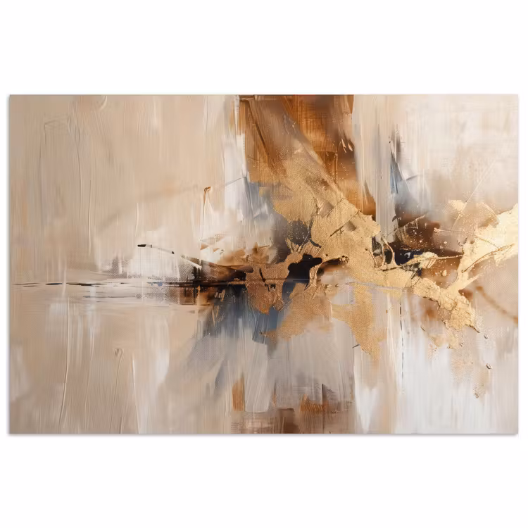 Poster - Modern - Bruin - Abstract - Beige — 1