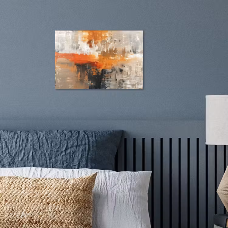 Poster - Moderne kunst - Abstract - Goud - Grijs — 3