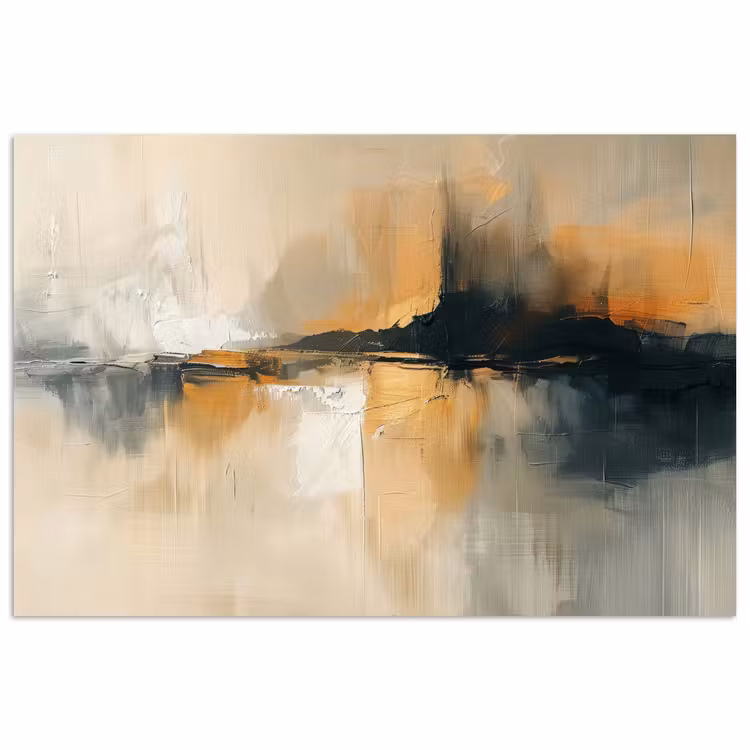 Poster - Moderne kunst - Abstract - Zwart — 1