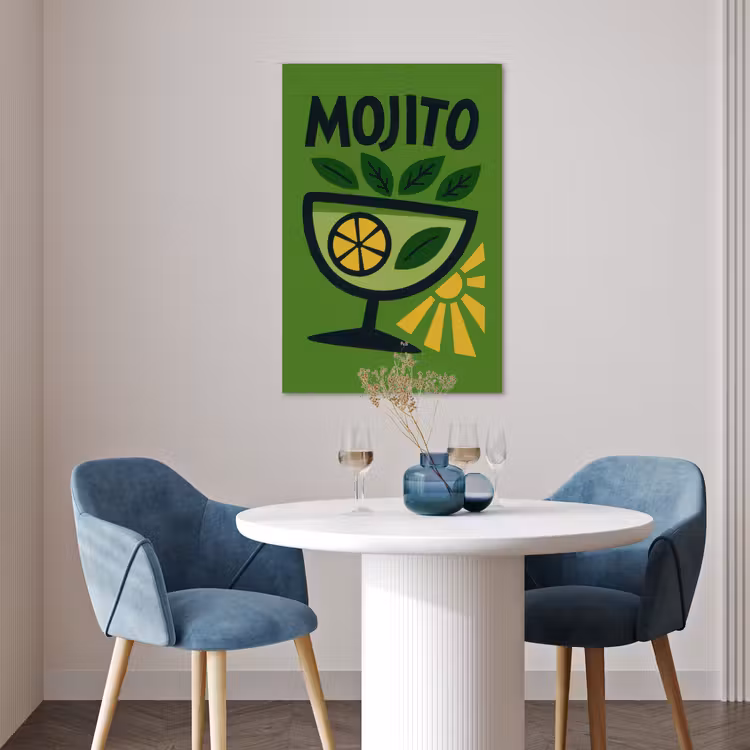 Poster - Mojito - Cocktail - Citroen - Groen — 4