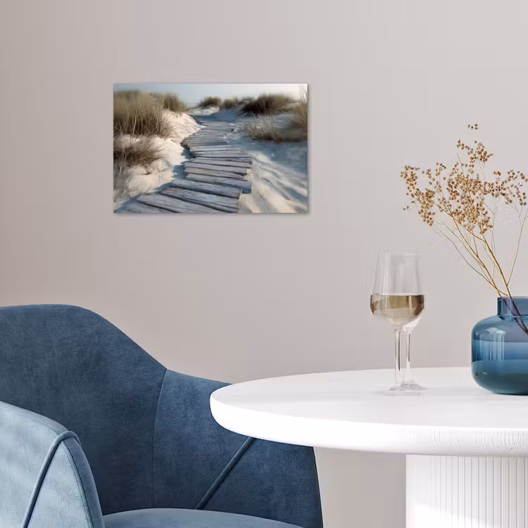Poster - Pad - Planken - Duinen - Gras — 4