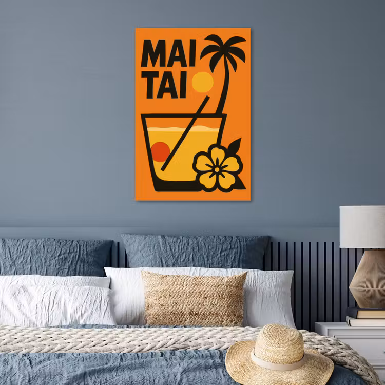 Poster - Palmboom - Bloem - Art - Drink — 3