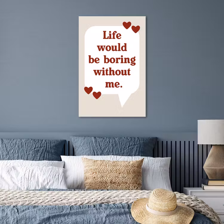 Poster - Quote - Tekstballon - Hartjes — 3