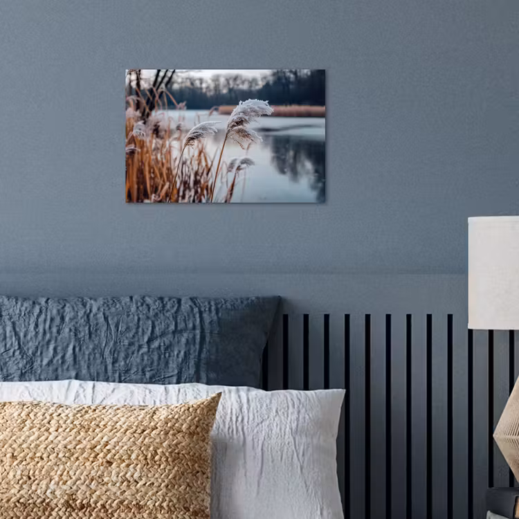 Poster - Riet - Gras - Natuur - Winter - Meer — 3